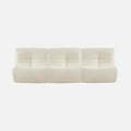 sweeek: revêtement bouclé, avec chauffage, Lot de 3, 1 Place, blanc