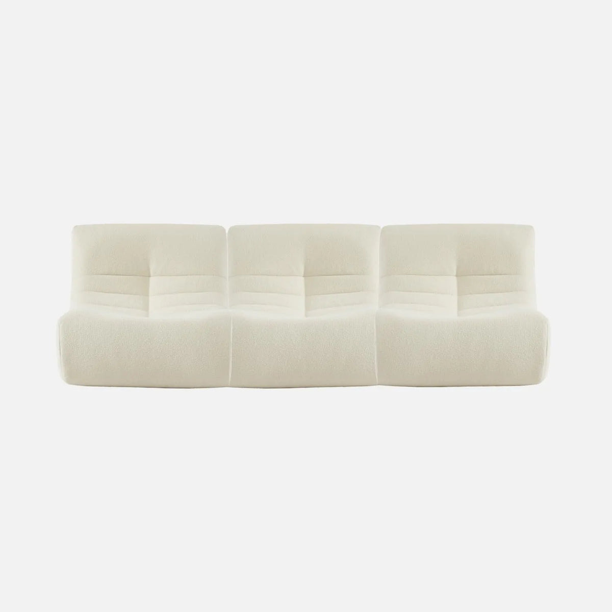 sweeek: revêtement bouclé, avec chauffage, Lot de 3, 1 Place, blanc