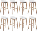 Lot de Tabouret de bar et siège de comptoir en Bois 65cm Riva