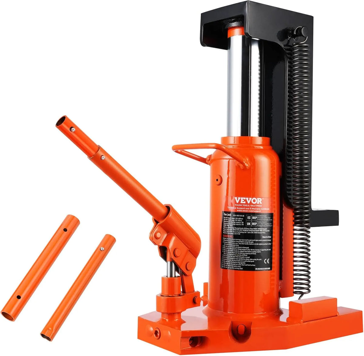 VEVOR Cric hydraulique – 190 mm, 480 mm