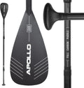 Apollo Pagaie en Carbone - Pagaie SUP Réglable 3 Sections 180-220 cm - Légère et Durable pour Enfants et Adultes