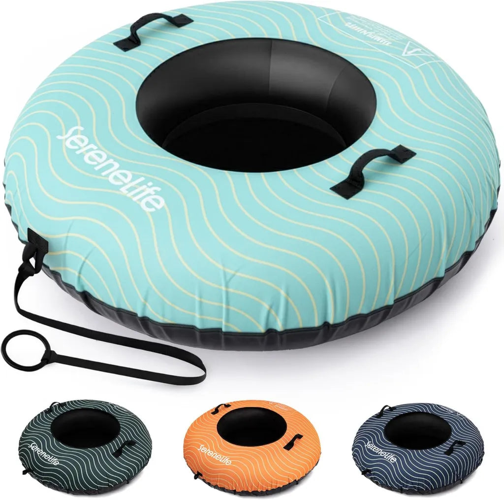 Bouée de Neige Gonflable 112/122 cm – Durable avec Coque Solide et Housse en Oxford – Adaptée aux Enfants et Adultes