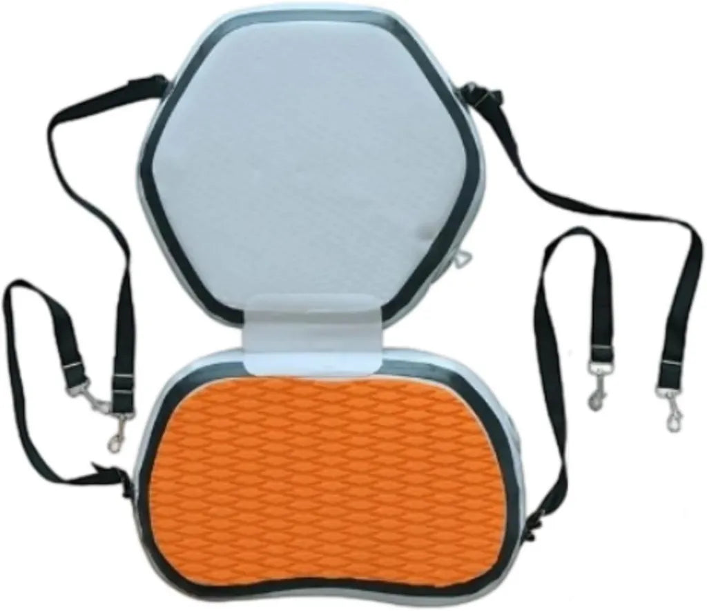 Siège Gonflable Confort pour Kayak avec Sangles Réglables - Facile à Installer pour Canoë, Paddle, Surf et Pêche