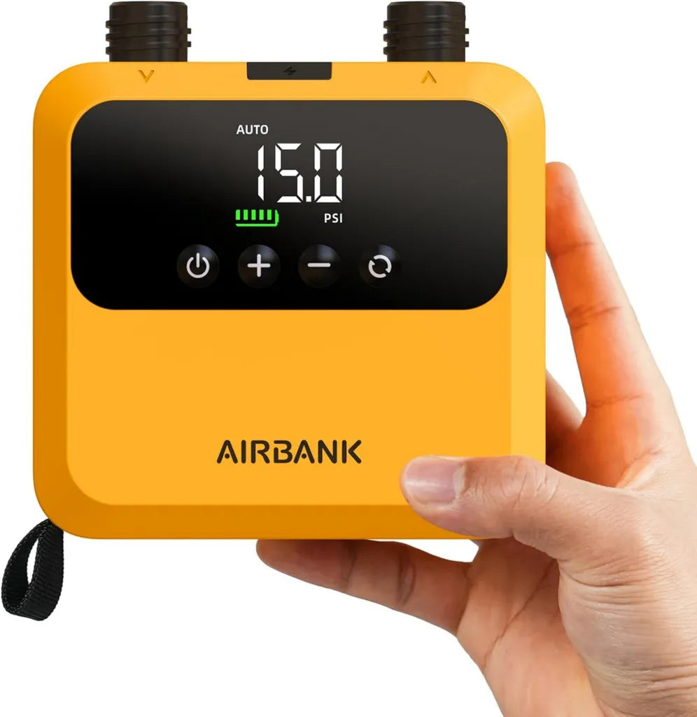 Pompe Électrique Portable Rechargeable Airbank Pulse Pro, Sup et Kayak, 20 PSI, Moteur Sans Balais