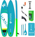 Planche de Stand Up Paddle Gonflable 11'6 HANA - Kit Complet avec Accessoires - Stabilité et Vitesse Exceptionnelles
