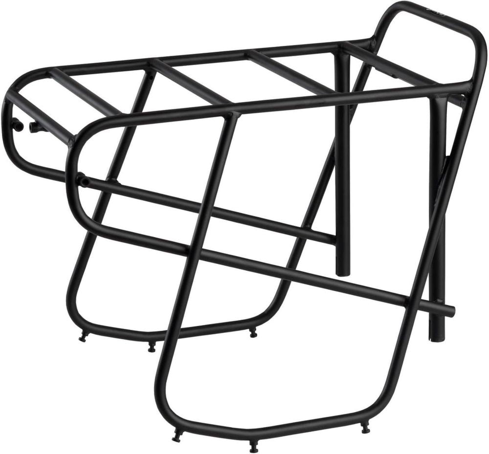 Porte-Bagages Arrière Large Noir pour Vélo Surly