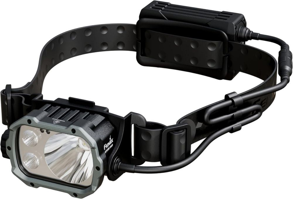 Lampe Frontale Rechargeable FENIX HP35R - 4000 Lumens, 450m de Portée, 500h d'Autonomie, Idéale pour Casque
