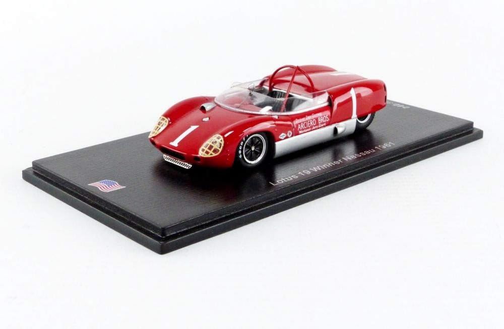 Réplique SPARK Lotus 19 - Vainqueur Trophée Nassau 1961 - Échelle 1/43