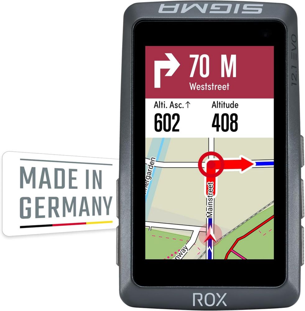 Compteur Vélo GPS SIGMA ROX 12.1 Evo sans Fil 3' avec 150 Fonctions