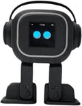 Compagnon robotisé IA interactif avec commandes vocales, chant et danse, pour tous âges (noir)