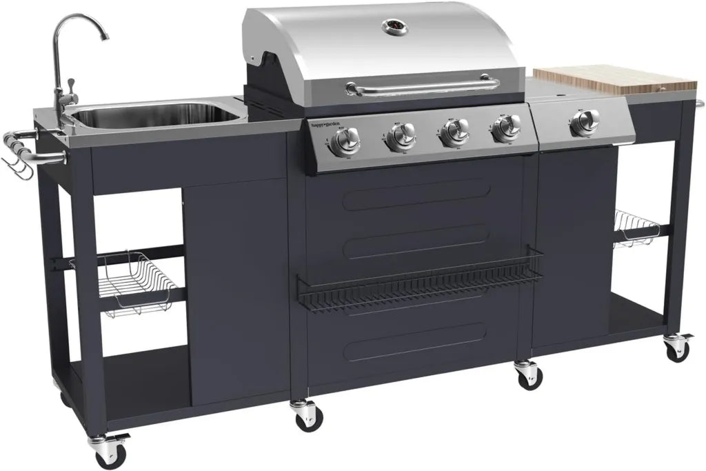 Cuisine de Jardin Texas - Barbecue 4+1 Brûleurs 17,2 kW