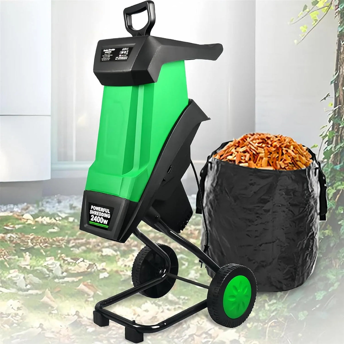 Broyeur de végétaux, en bois, 3,3 Cm, 50 L, pour le travail du bois