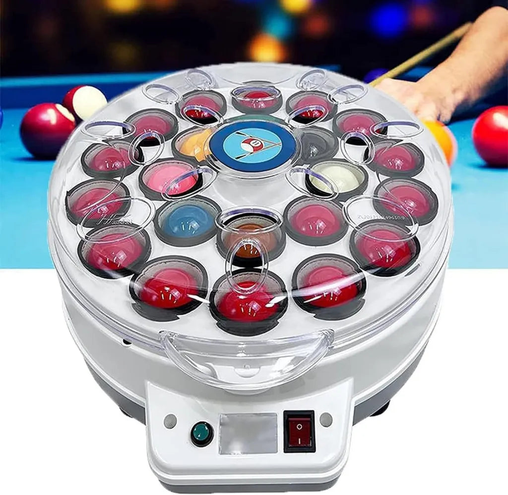 Machine Électrique de Nettoyage de Boules de Billard Automatique, Polisseuse pour Billes de Snooker - 16/22 Boules