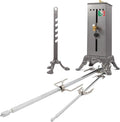 Rôtisserie Électrique GIEMME 20W, Volt 220, Broche Réglable 20kg, Pour Barbecue ou Cheminée