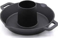 Support de cuisson verticale en fonte pour volaille, adapté à tous types de fours et barbecues