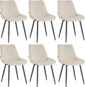 Chaise: en métal, avec dossier, Lot de 6, noir, revêtement en velours