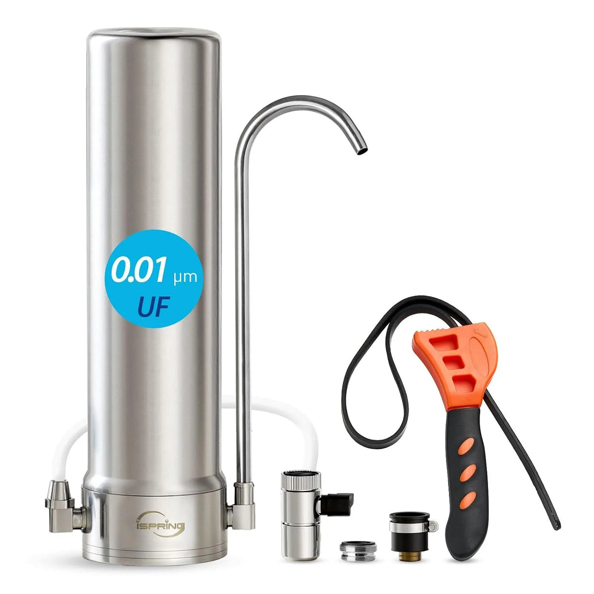 CKC1S Filtre, système de filtration d'eau potable, acier inoxydable, iSpring