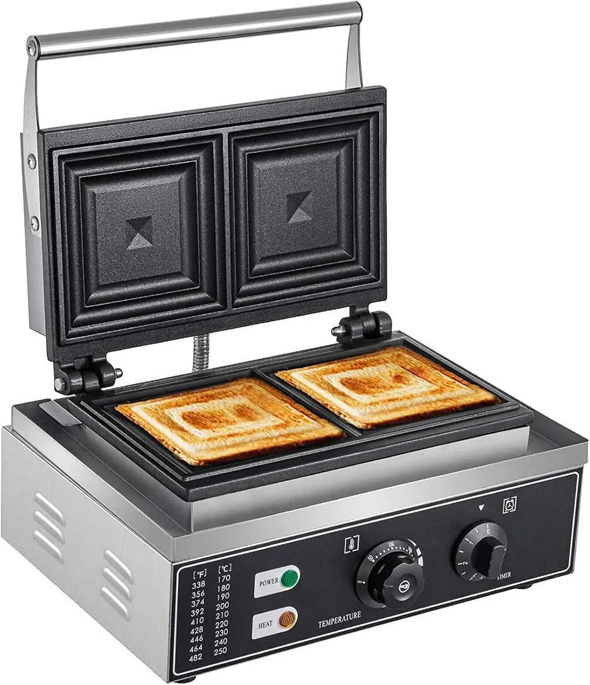 Machine à sandwich, 1500 W, professionnel, revêtement antiadhésif