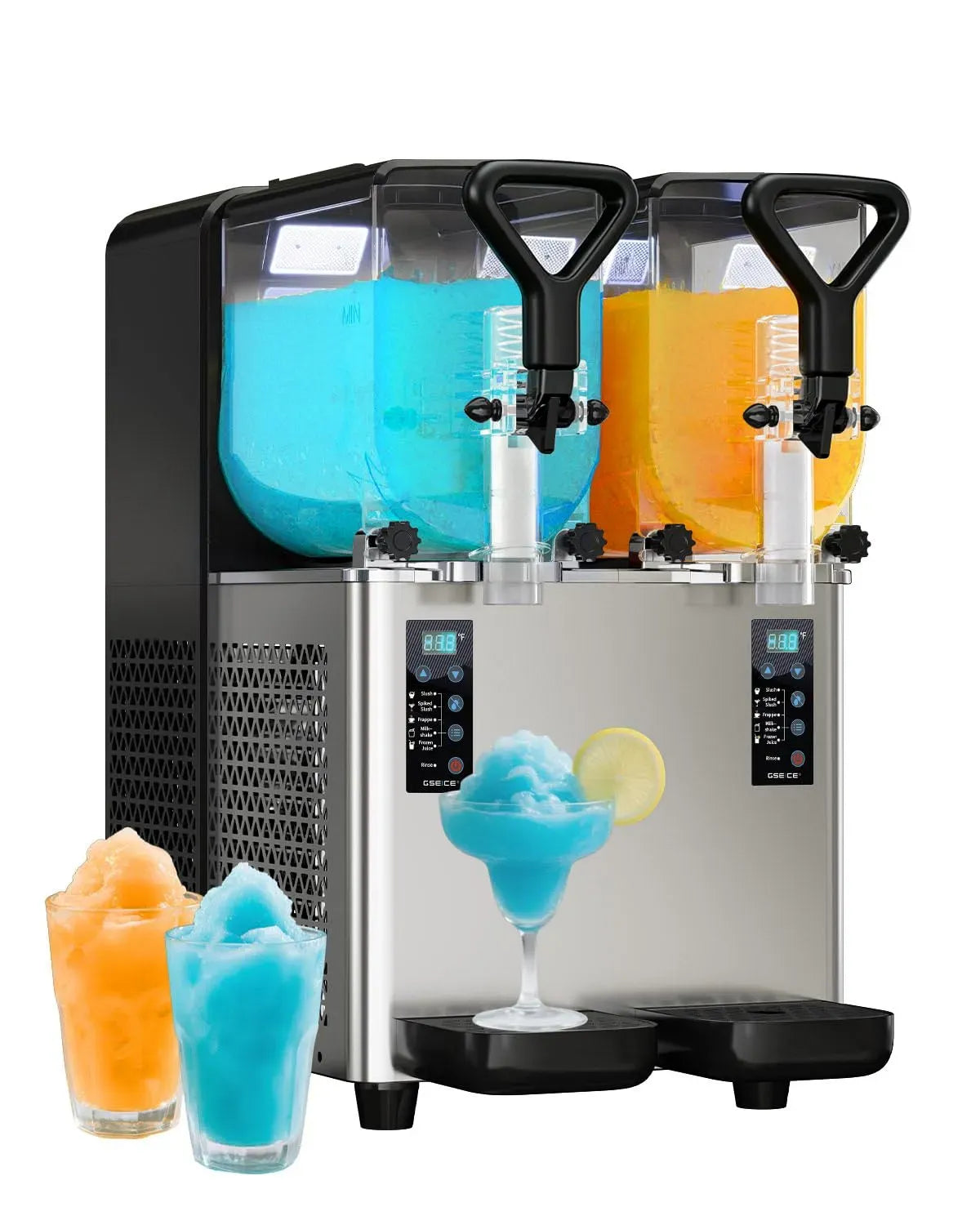 Machine à graniter, 6 L, 4 programmes, pose libre, grand réservoir, écran LCD, professionnel, pour la restauration, GSE