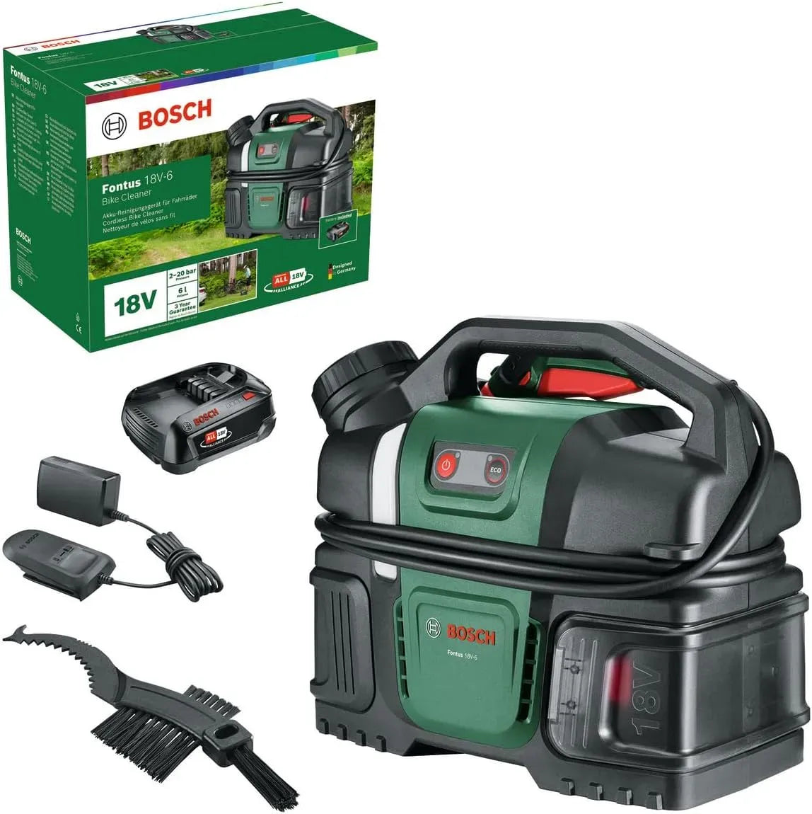 Bosch 18V-6 Nettoyeur haute pression, 18 V, portable