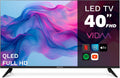 Smart TV, 40 pouces, téléviseur, Grunkel QLED-4026VD TDT2, HDMI, USB, Wi-Fi, Full HD, Son 20 W, Système VIDAA, + HD Satellite, 6 cm, 3 HDMI, WiFi