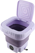 Lave-linge, 11 L, camping, Appartement, Prise UE, Haofy Machine à Laver Portative 11L ABS PP, Mini Lave-Seau Pliable Automatique avec Tuyau de