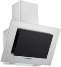Respekta CH2060SBM Hotte aspirante, 60 cm, 63 dB, hotte de cuisine, acier inoxydable, noir, 58, Hotte sans tête Respekta, Fonction d'extraction et de