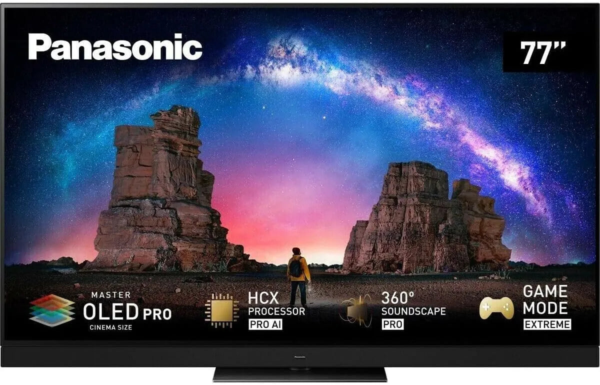 Panasonic 77MZ2000E Smart TV, 195 cm, téléviseur, 4K UHD, OLED, noir