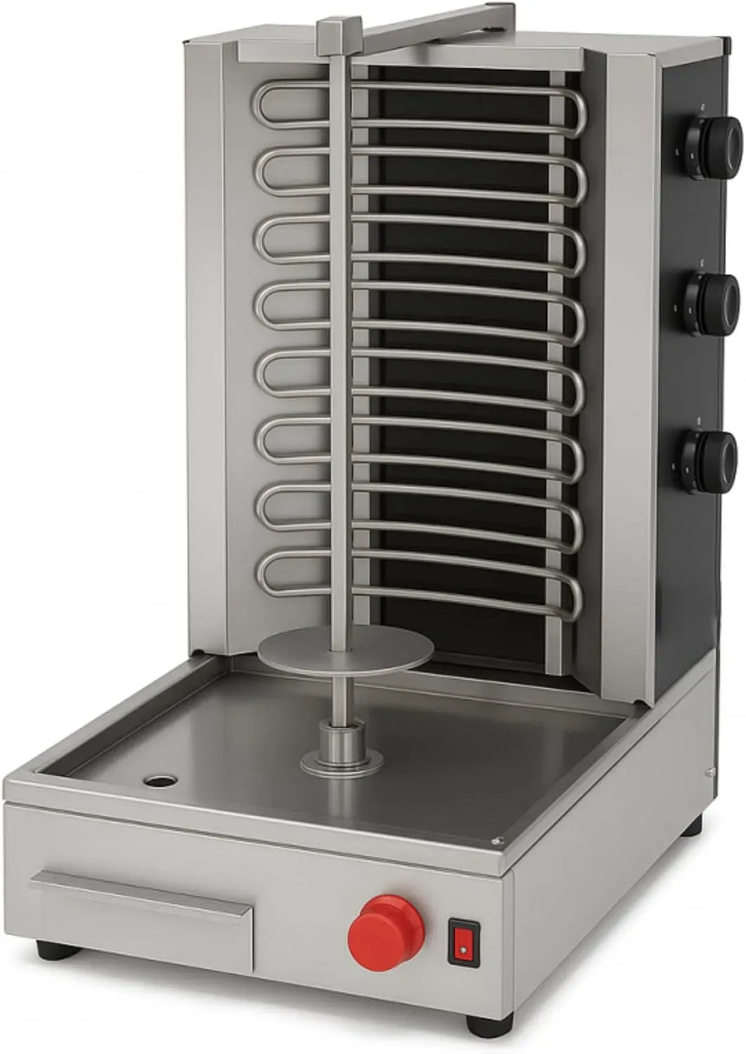 Machine à Kebab, 9900 W, professionnel, acier inoxydable, fonction chauffante