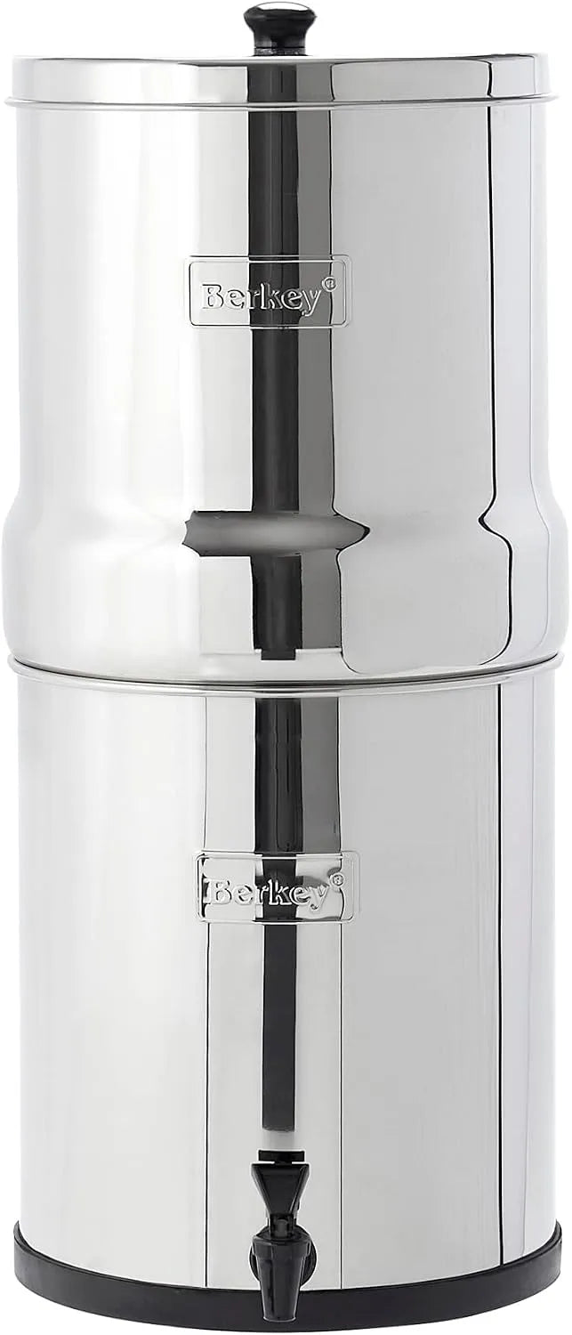 BB9-2 Filtre, système de filtration d'eau potable, 8 L, acier inoxydable, noir