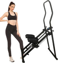 Stepper vertical – pliable, réglable, affichage LED, avec écran, noir