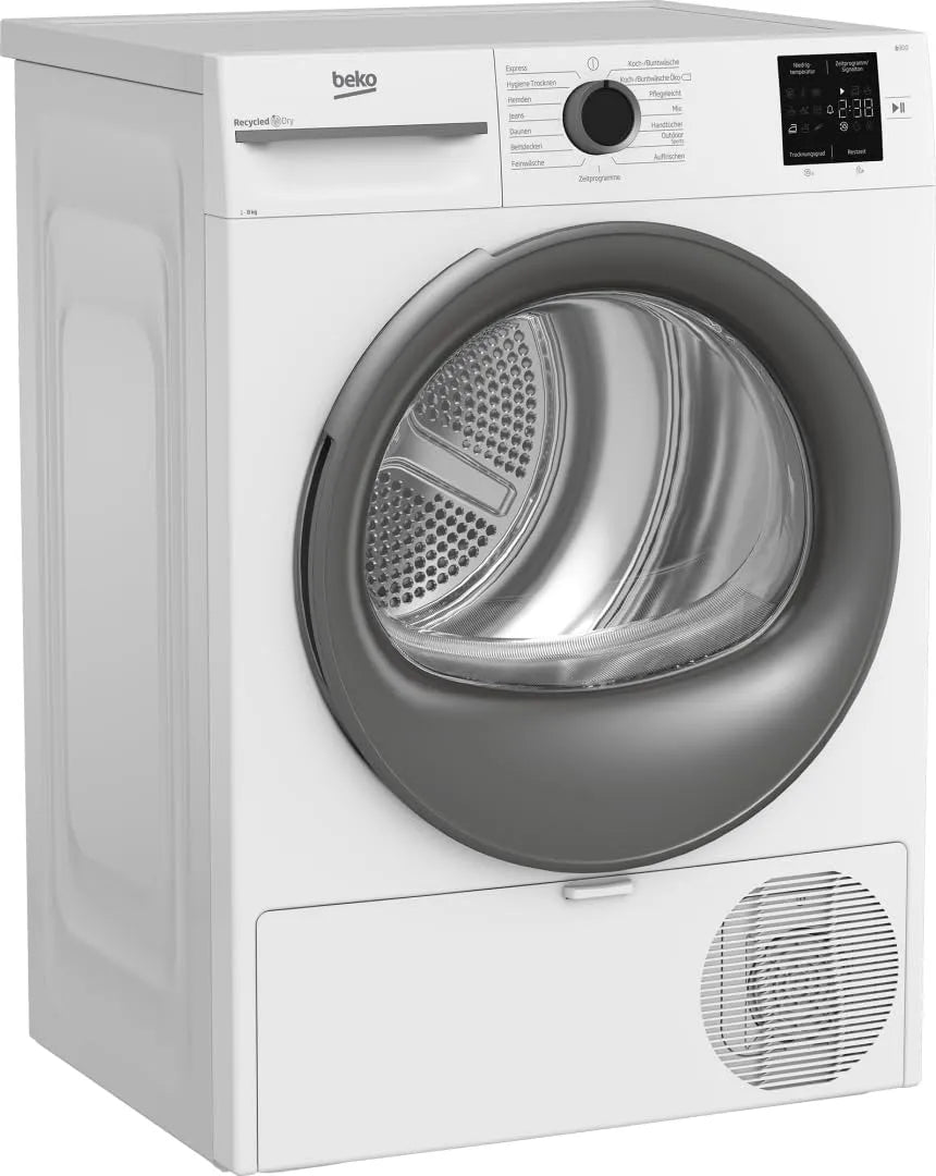Beko BM3T38210W1 Sèche-linge, 15 programmes, 8 kg, hygiène, blanc, Beko BM3T38210W1 Sèche Linge Pompe à Chaleur 8 kg Hypoallergénique Séchage Hygiène