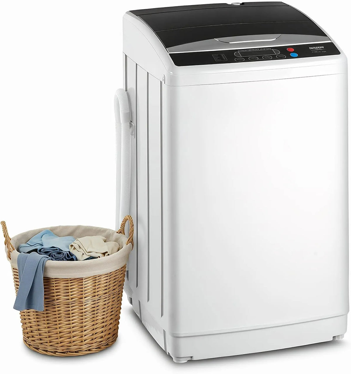 Lave-linge, 51 × 47 × 87 cm, 8 programmes, 7 kg, 70 dB, minuteur, minuterie 24 H, 60-70 dB