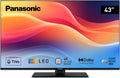 Panasonic TB-43W61AEZ Smart TV, 43 pouces, téléviseur, 4K UHD, Google Assistant, Alexa et Siri, noir, Dolby Vision & Atmos, 2025, TV Smart LED 4K