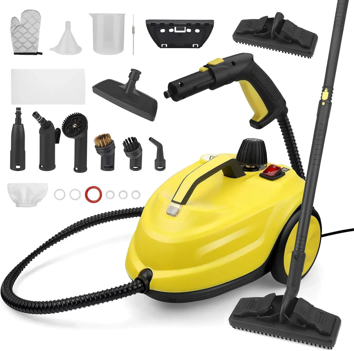 Nettoyeur vapeur, 2 L, 2000 W, décoration de salon, 2 zones de température, usage sur sols, cuisine, voiture, vitres et canapé