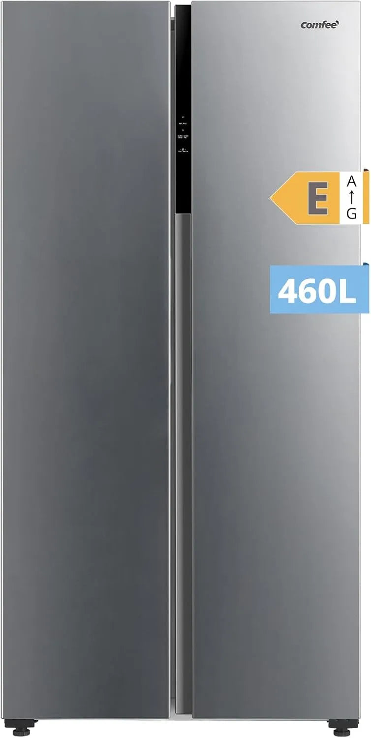 Congélateur, 460 L, No Frost, Inverter, acier inoxydable, Hauteur 177, SuperCool, Comfee' 460 L, 5 cm, Frigo Américain, Refrigerateur Congelateur