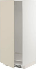 Congélateur, 60 x 60 x 140 cm, blanc, ProTuning METOD Armoire haute pour réfrigérateur, havstorp beige