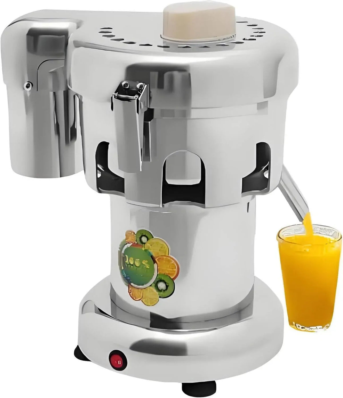 Extracteur de jus, 370 W, industriel, professionnel, acier inoxydable