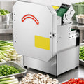 Convient aux ciboules, à l'ail, pour au fenouil et aux légumes compatibles dans les cuisines professionnelles, Trancheuse électrique 200 W avec