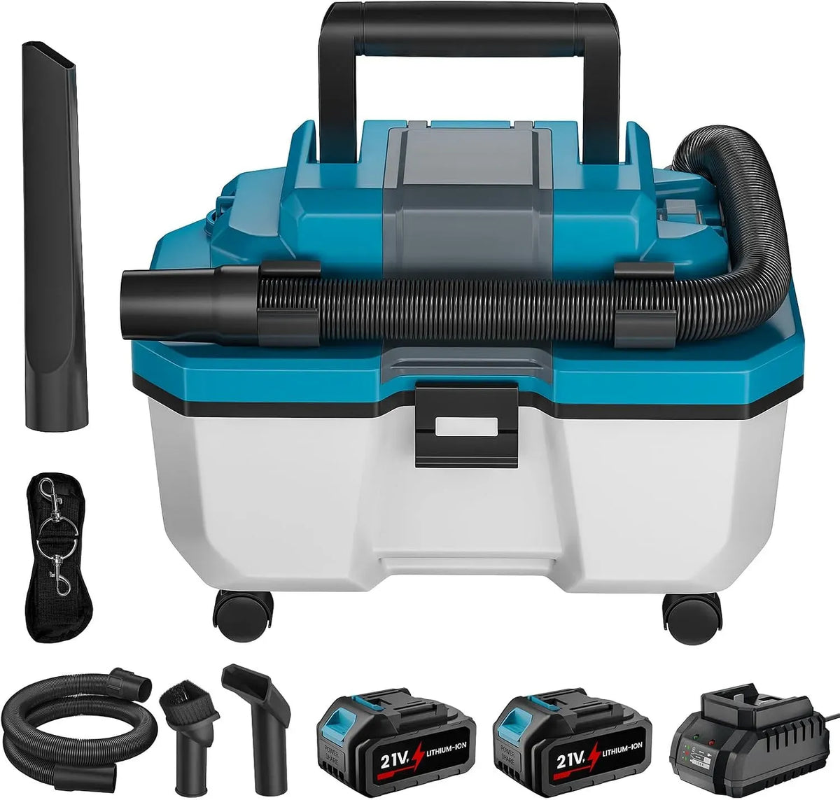 Makita Aspirateur, 10 L, 18 V, portable, industriel, 15 kpa