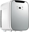 Réfrigérateur, 20 L, 220 V, portable, écran LCD, 2 zones de température, argenté
