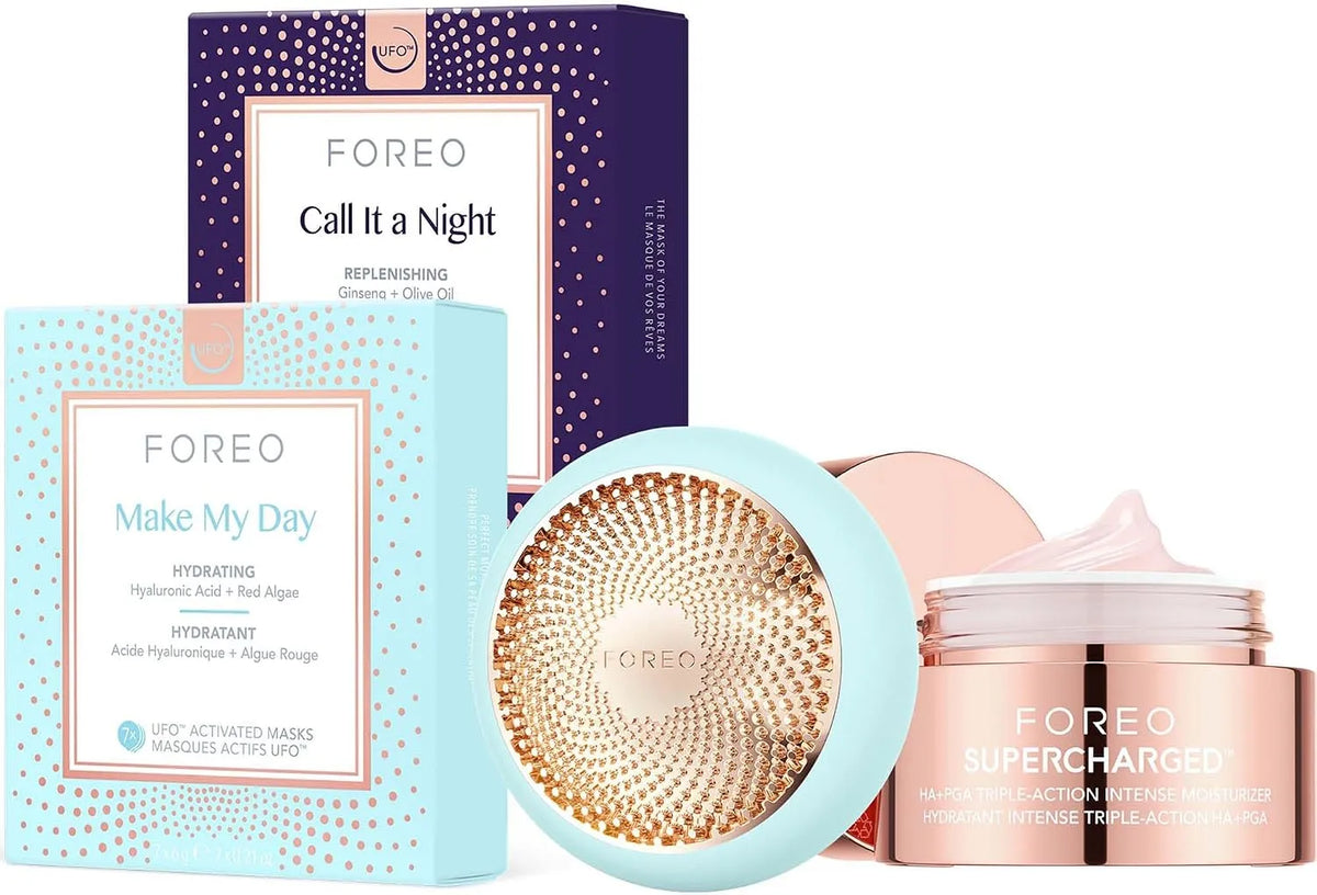 UFO 3 3 + Daily Duo Masks x7 + SUPERCHARGED Hydratant, Pack